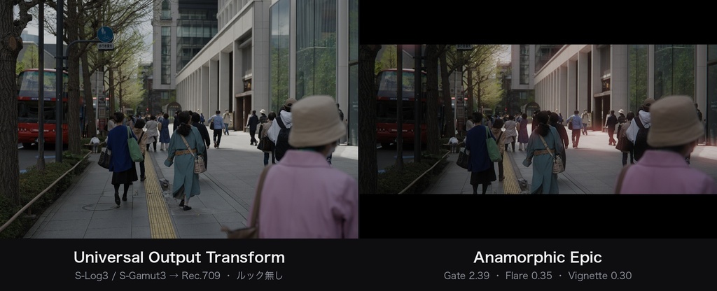 Anamorphic Epic|DaVinci Resolve 用 シネスコDCTL(2.39画角・光条・左右の落ち/11カメラ対応)