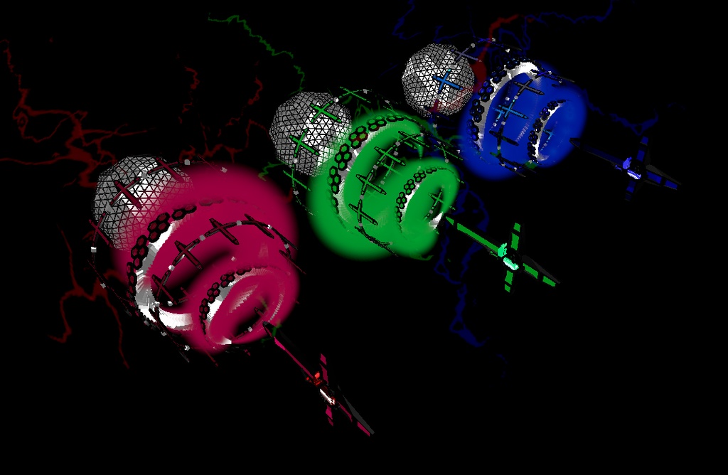 Cyber Cross Gun | 3 Color Variations