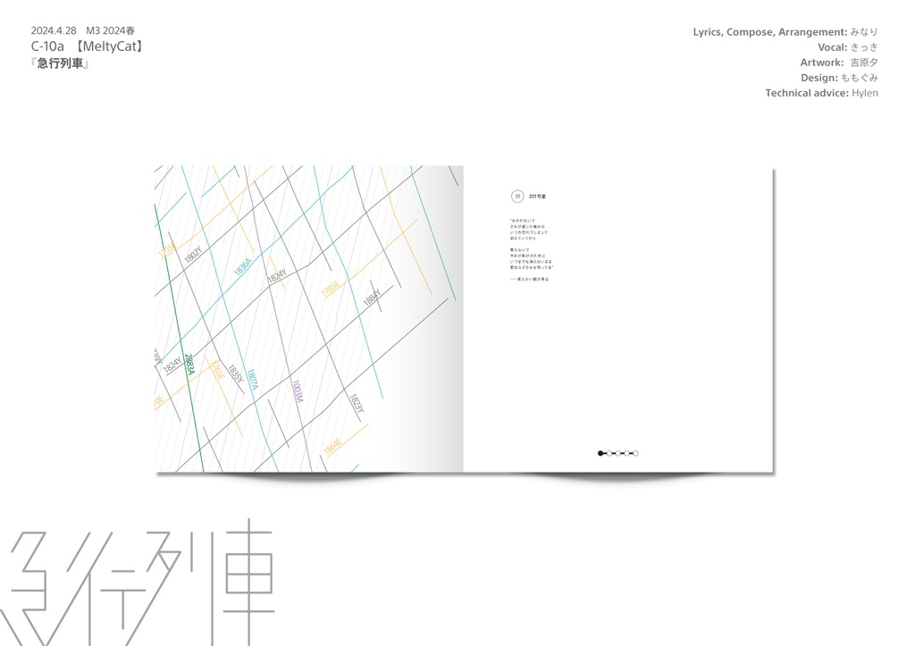 MeltyCat 1st ミニアルバム「急行列車」
