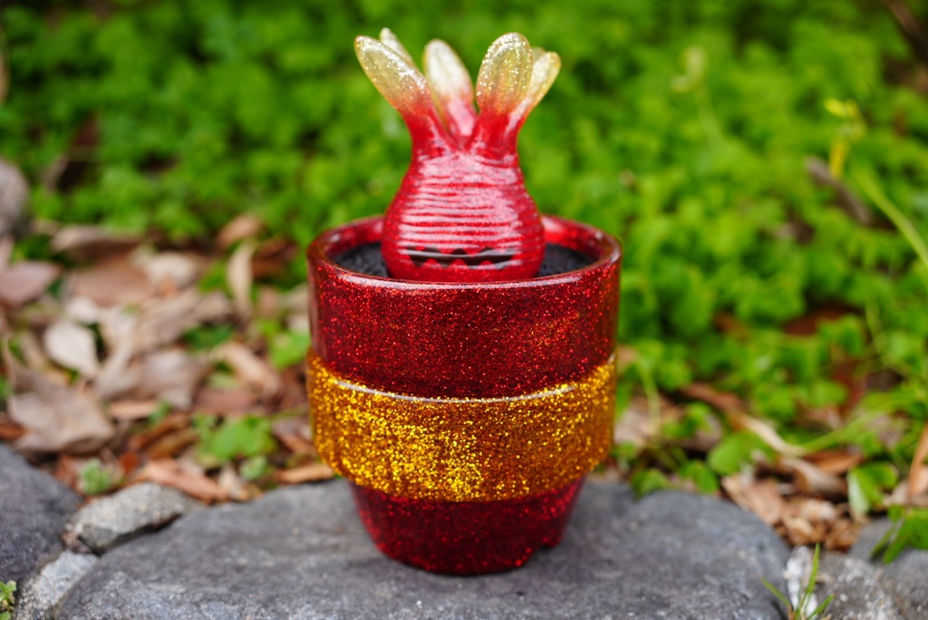 ソフビ マンドラグラキ ソフポット 鬼カラー