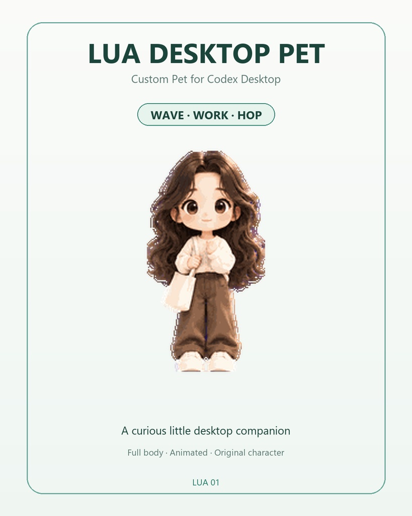 ルア Desktop Pet v1.0 全身アニメーション