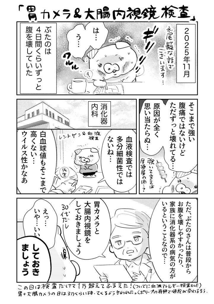 トンと日常〜胃カメラ＆大腸内視鏡検査〜◼️電子書籍◼️