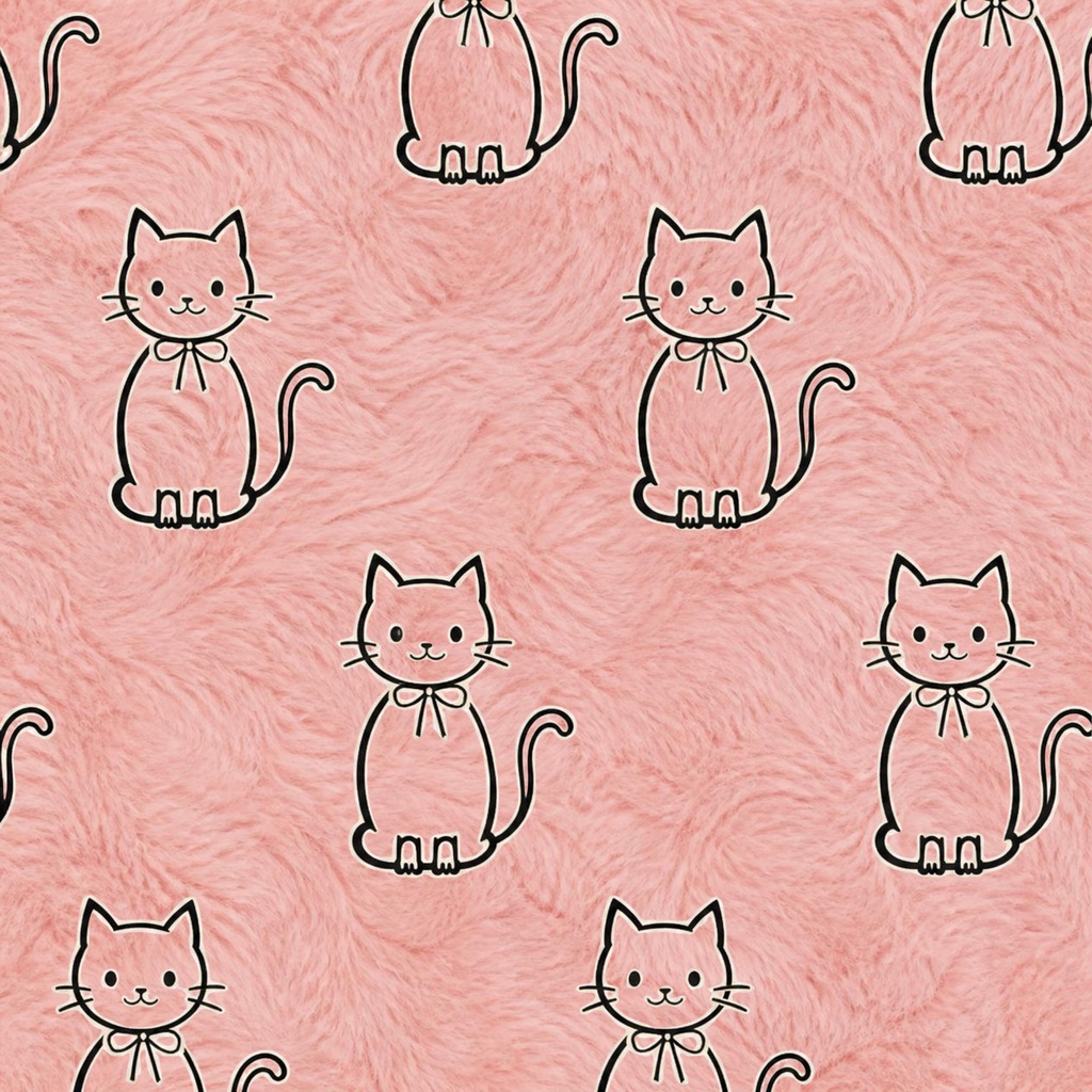 ふわもこ☆ねこのデジタルペーパー６枚セット①
