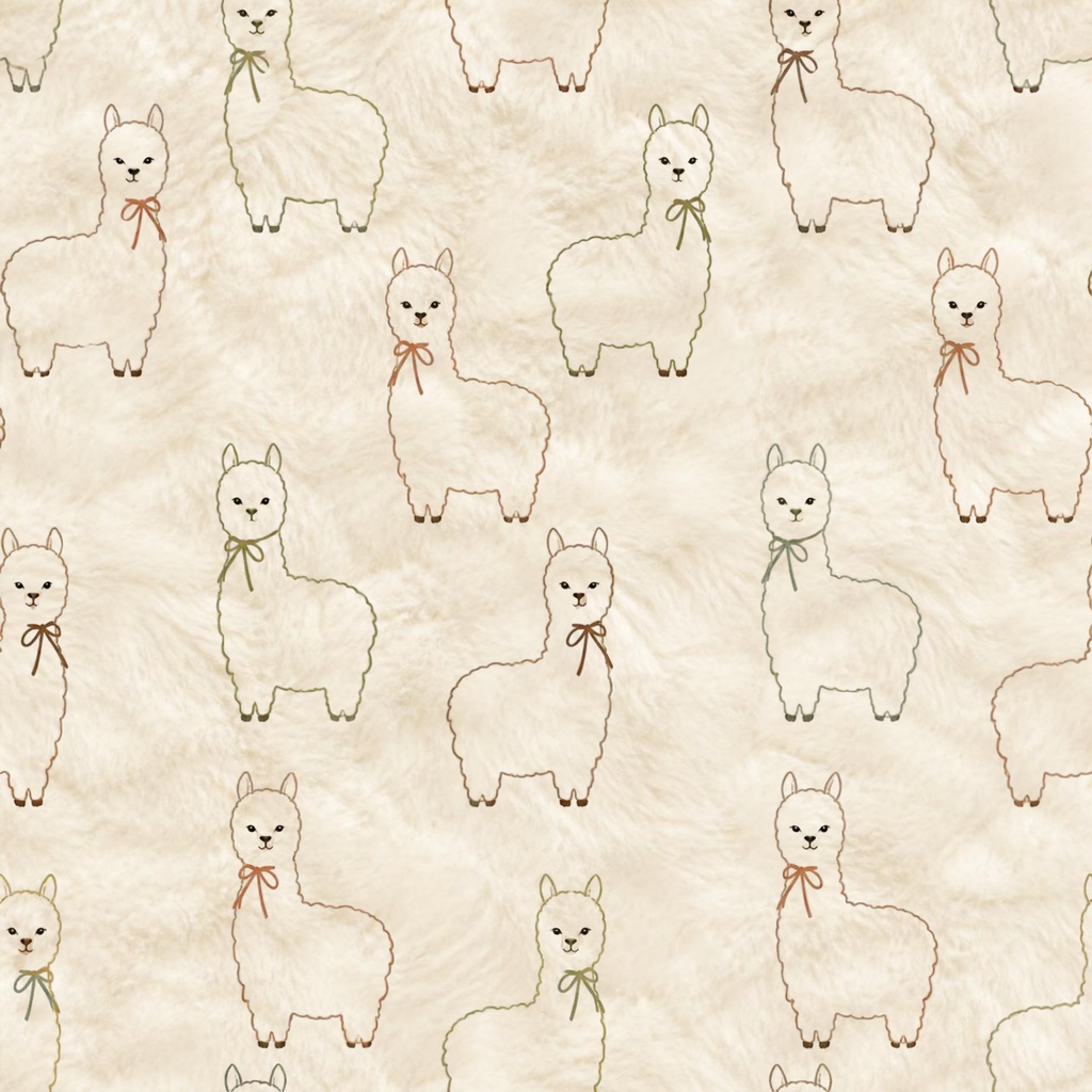 ふわもこファーのデジタルペーパー3枚セット①-A アルパカ