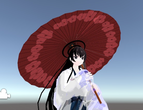 【VRCHAT用】和傘(開閉可能)【デスクトップ用アニメーション有り】
