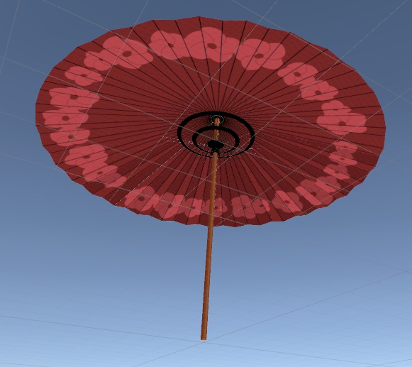 【VRCHAT用】和傘(開閉可能)【デスクトップ用アニメーション有り】