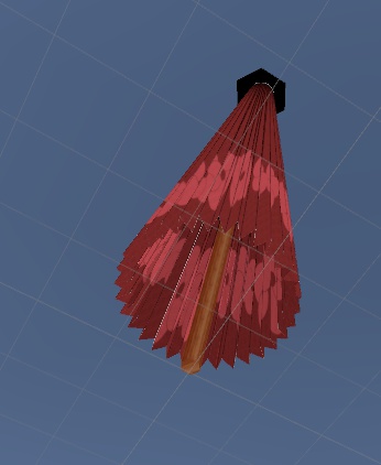 【VRCHAT用】和傘(開閉可能)【デスクトップ用アニメーション有り】