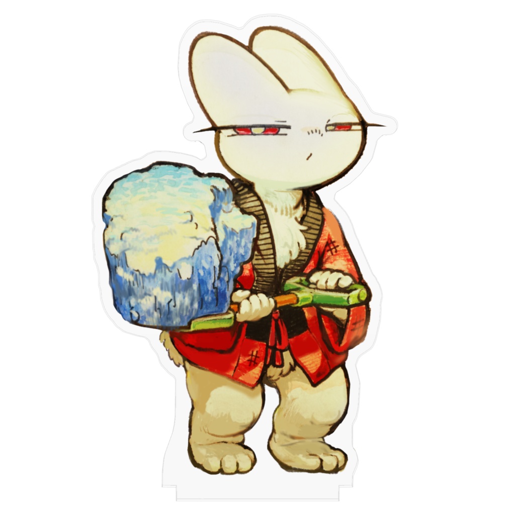 「雪兎のナンテンさん」アクリルフィギュア