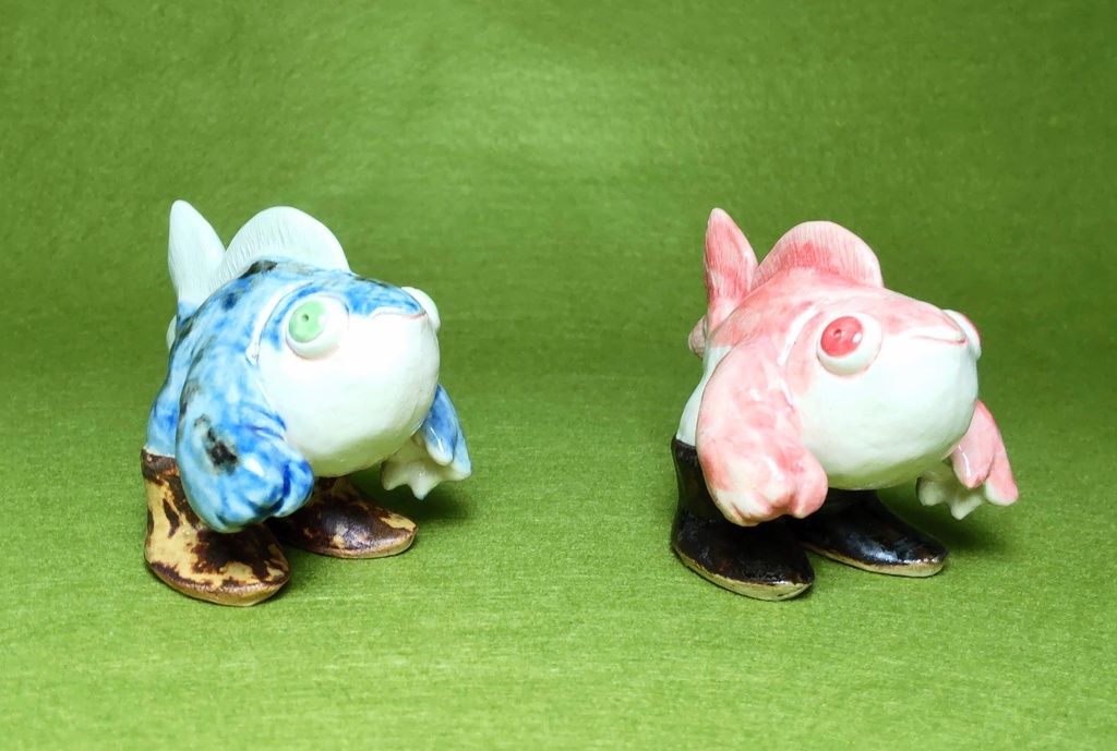 陶立体「ミニ タチウオ」