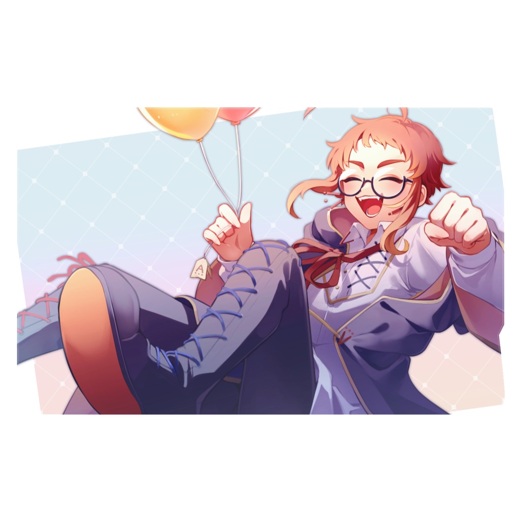 激ｶﾜ３周年記念イラストICカードステッカー