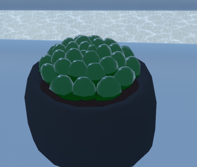 ハオルチア オブツーサの3Dモデルとオブツーサピアス