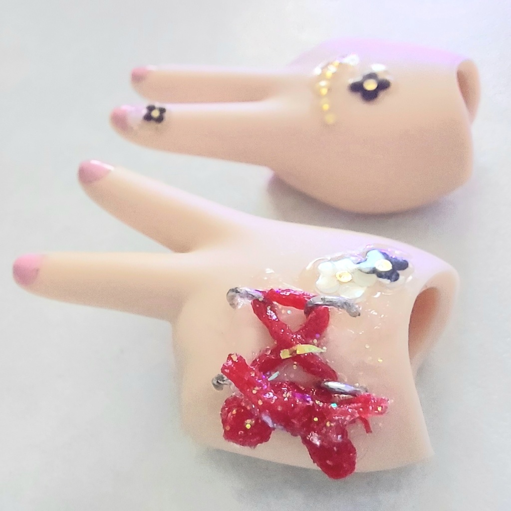 MDD ボディステッチ風 ネイルハンド