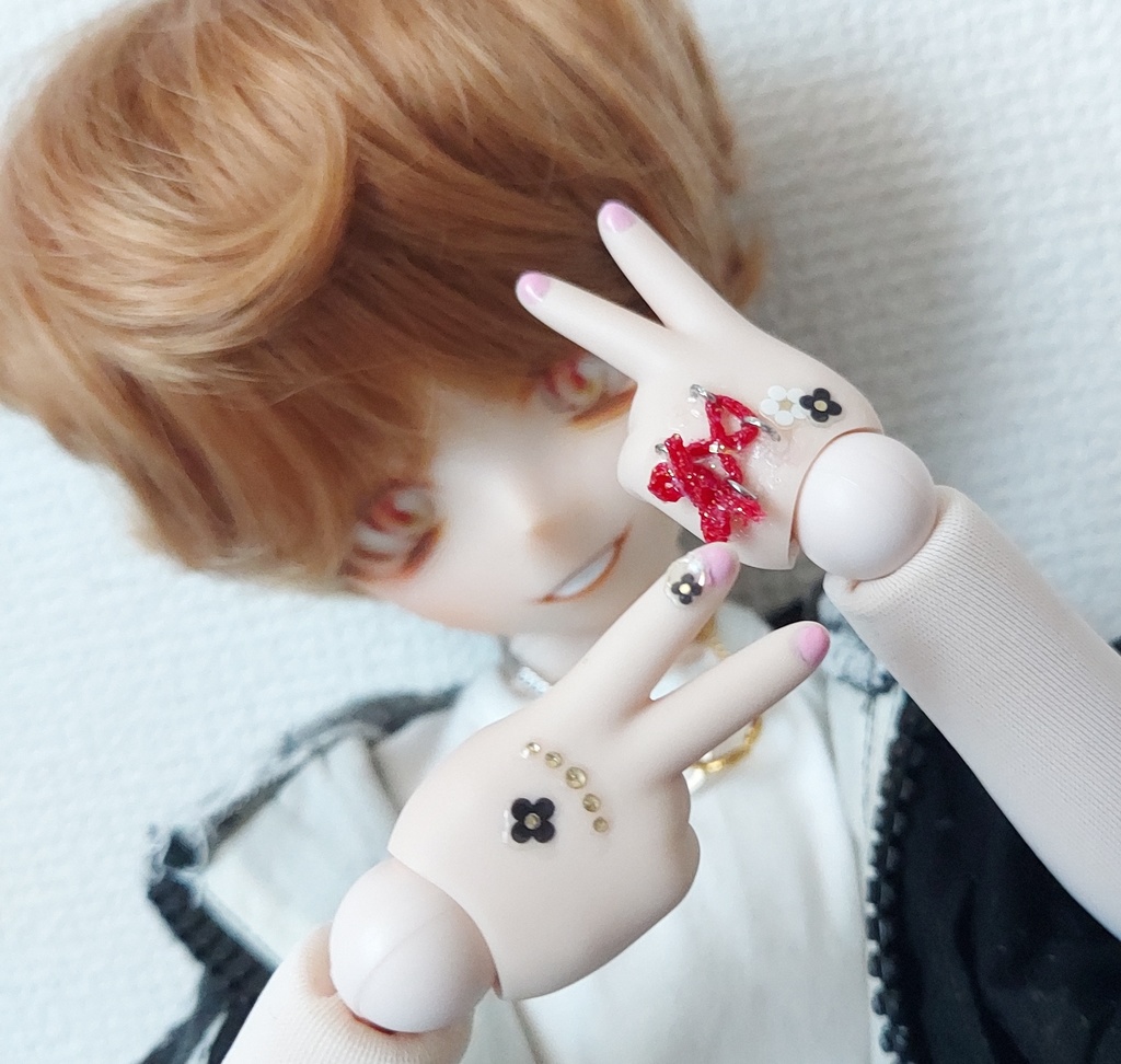 MDD ボディステッチ風 ネイルハンド