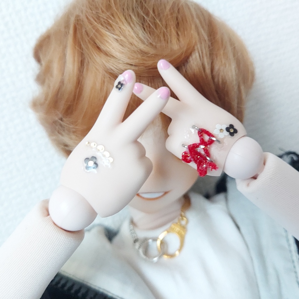 MDD ボディステッチ風 ネイルハンド
