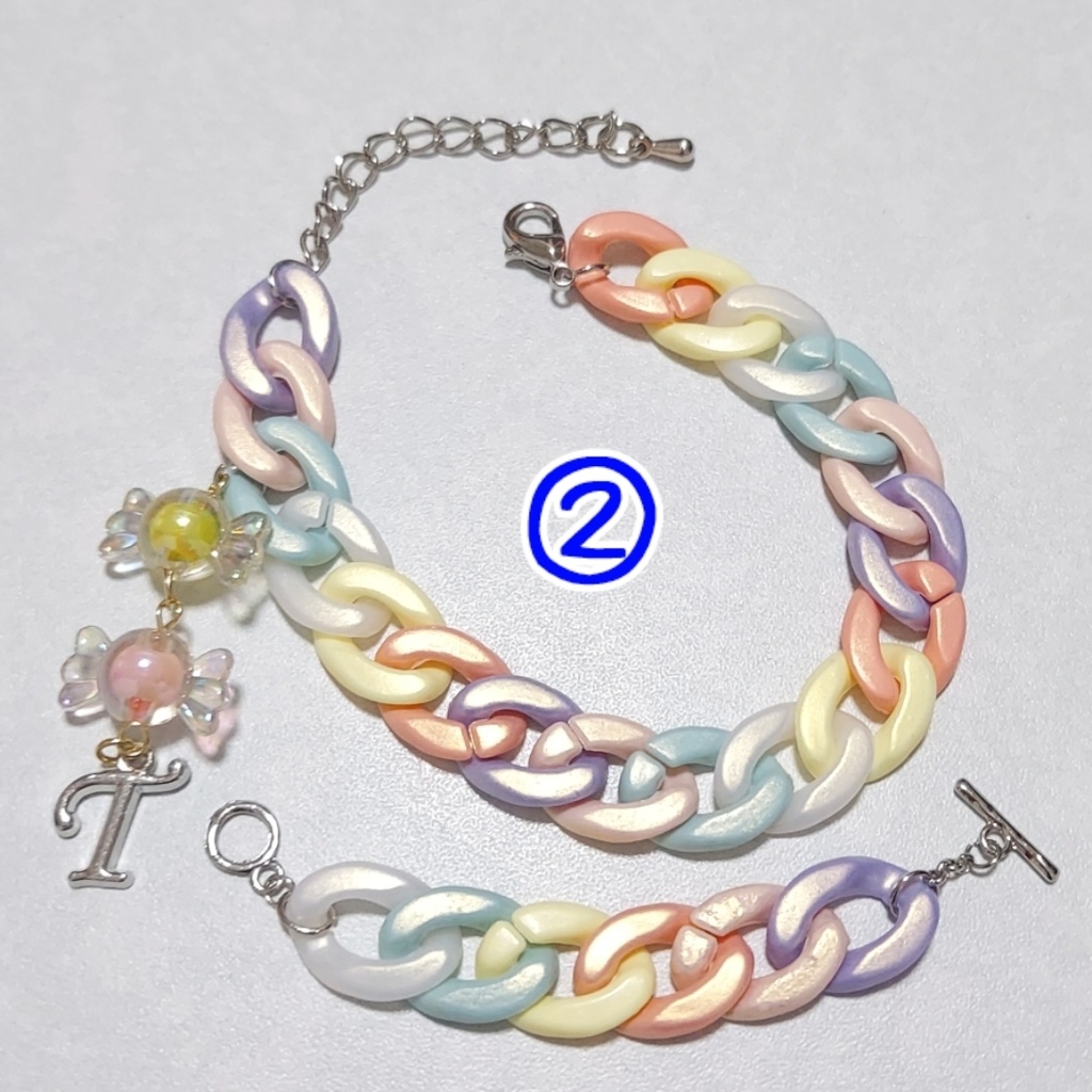 チェーンリング ネックレス、ブレスレット セット