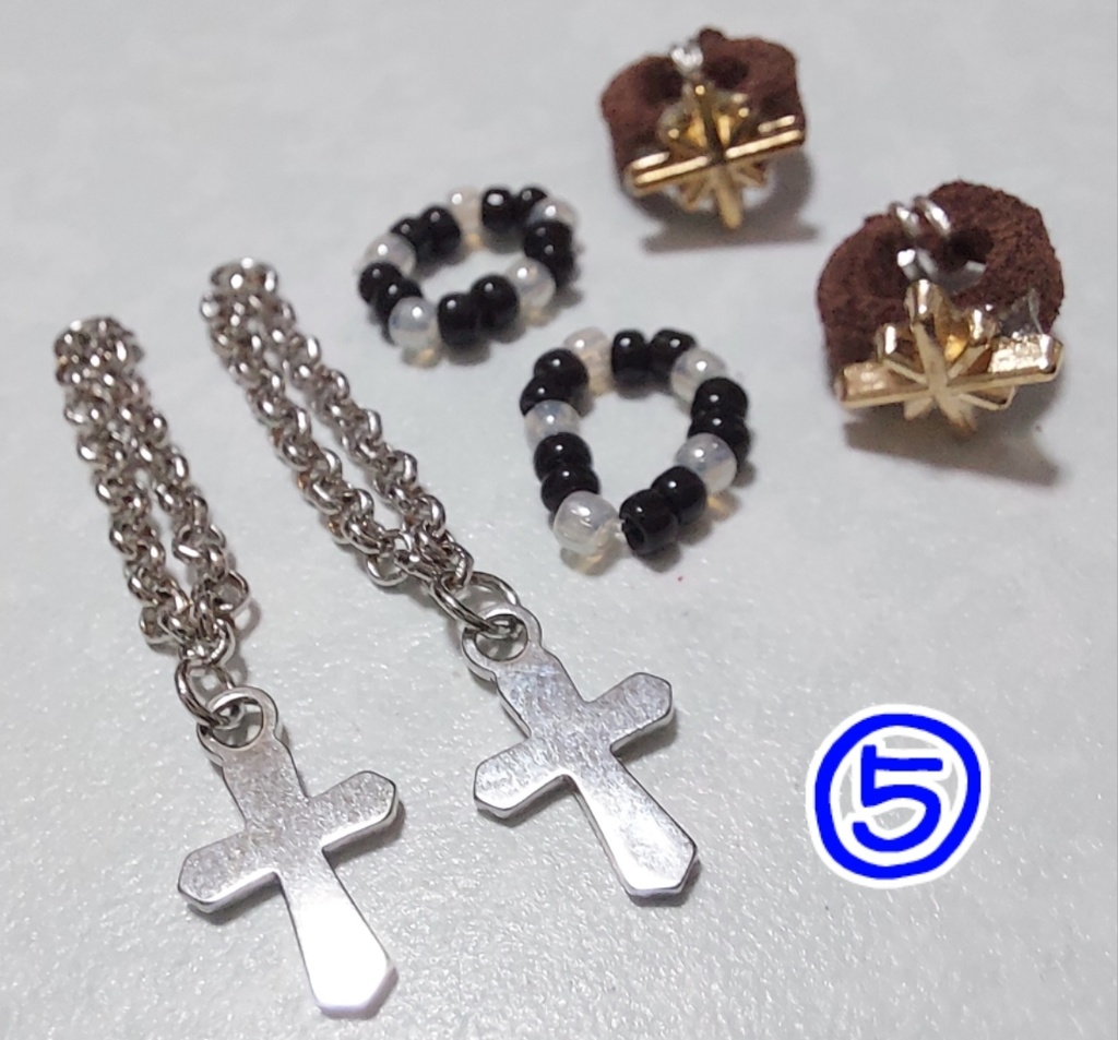 オビツ11 ペア用 ネックレス、ブレスレット セット