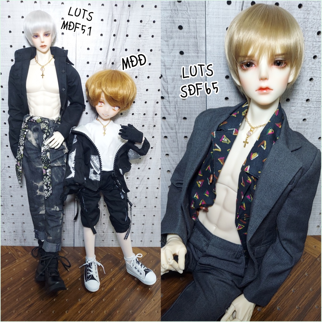 スワロフスキーと十字架ネックレス