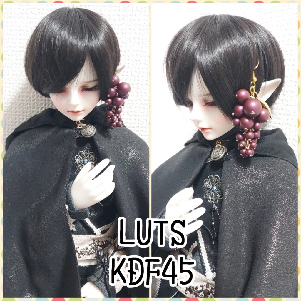 グレープヘアピアス