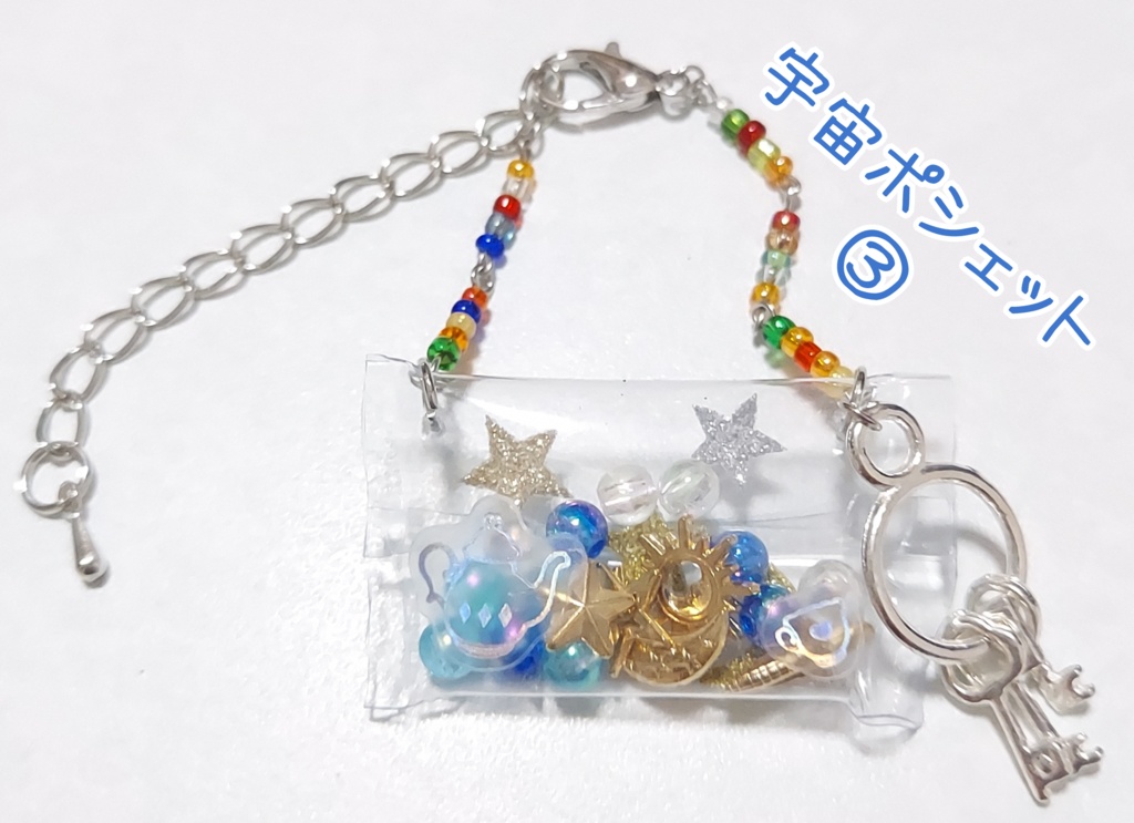 透明バッグのポシェット