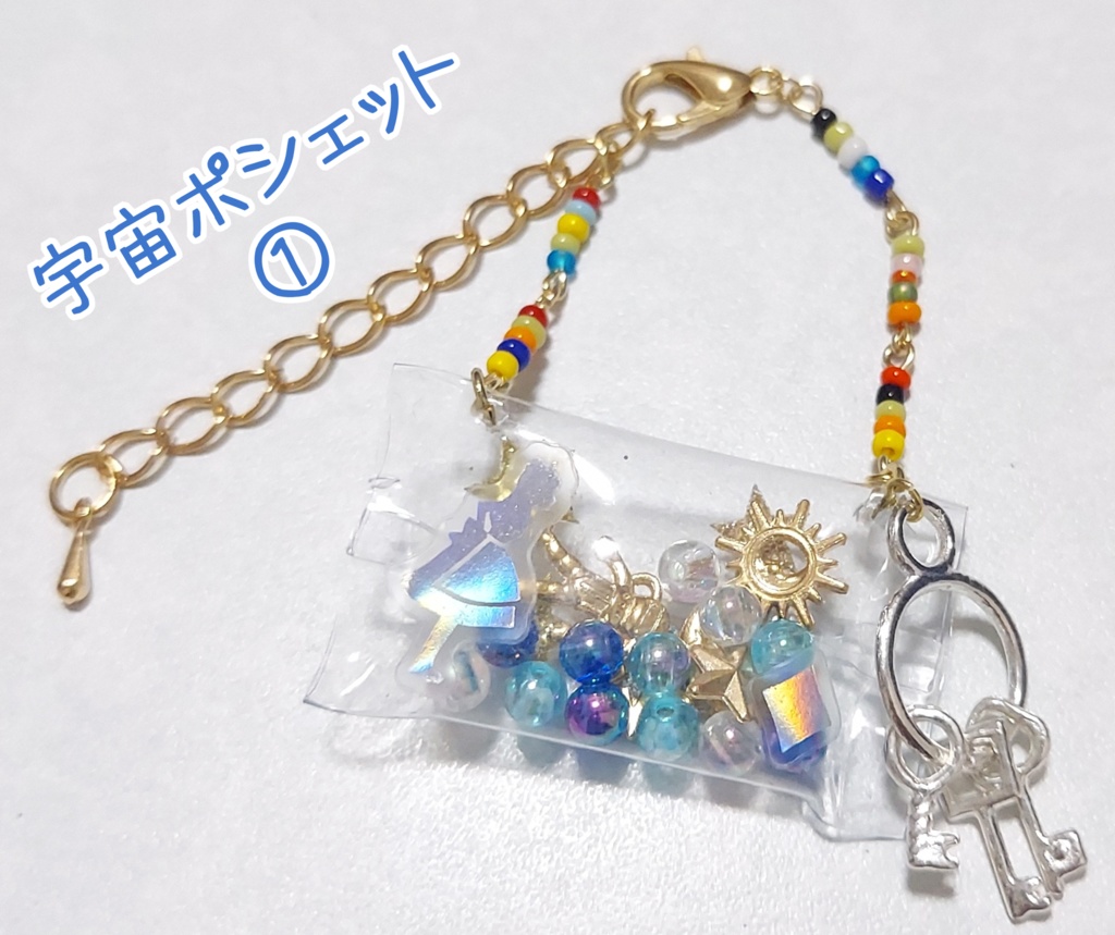 透明バッグのポシェット