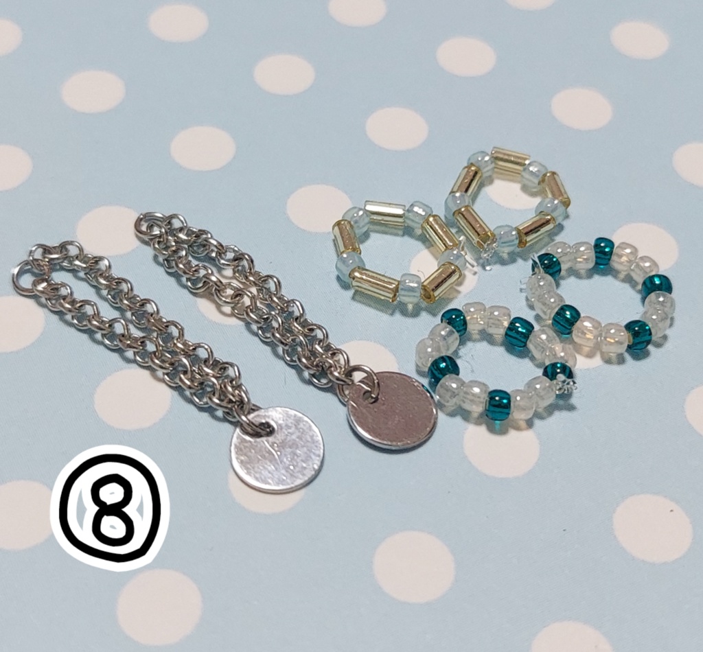 オビツ11 ペア用 ネックレス、ブレスレット セット