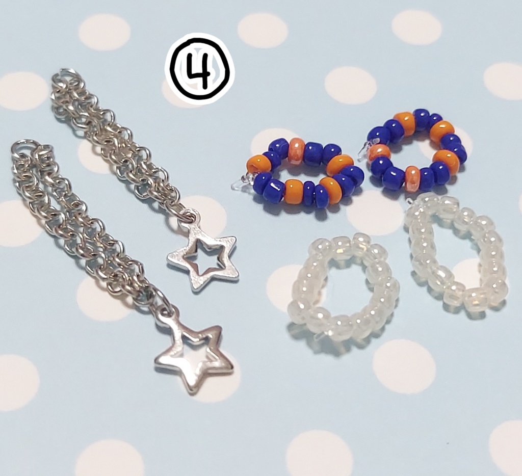 オビツ11 ペア用 ネックレス、ブレスレット セット