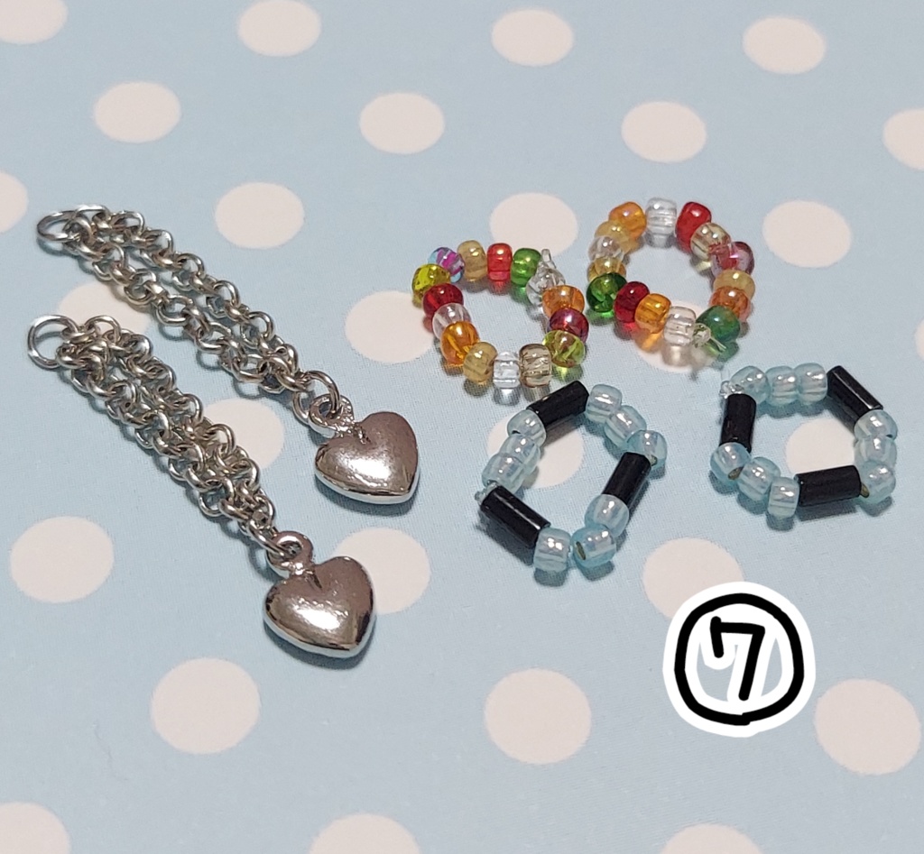 オビツ11 ペア用 ネックレス、ブレスレット セット