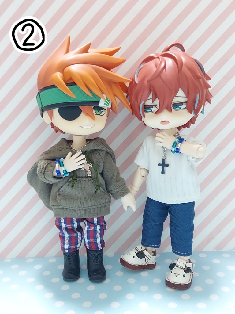 オビツ11 ペア用 ネックレス、ブレスレット セット