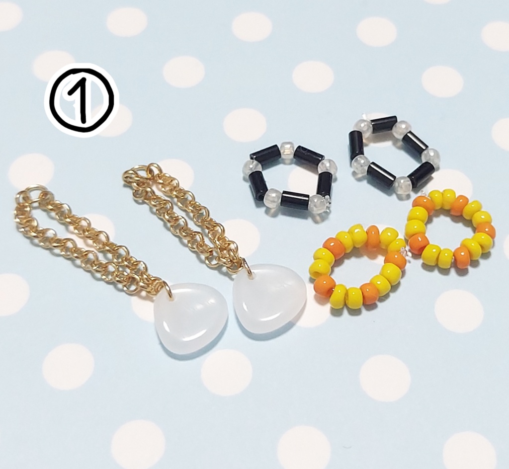 オビツ11 ペア用 ネックレス、ブレスレット セット