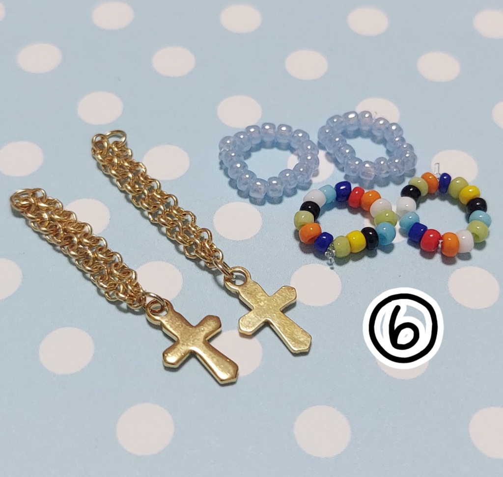 オビツ11 ペア用 ネックレス、ブレスレット セット