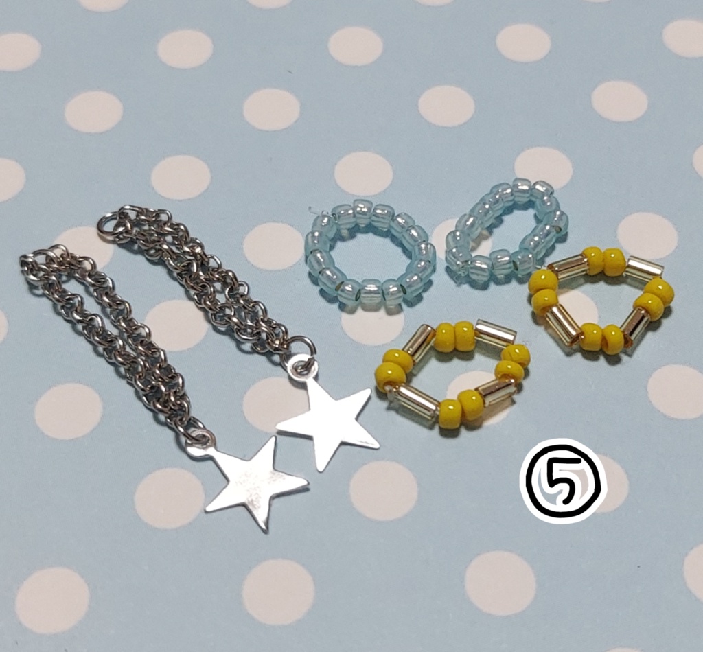 オビツ11 ペア用 ネックレス、ブレスレット セット