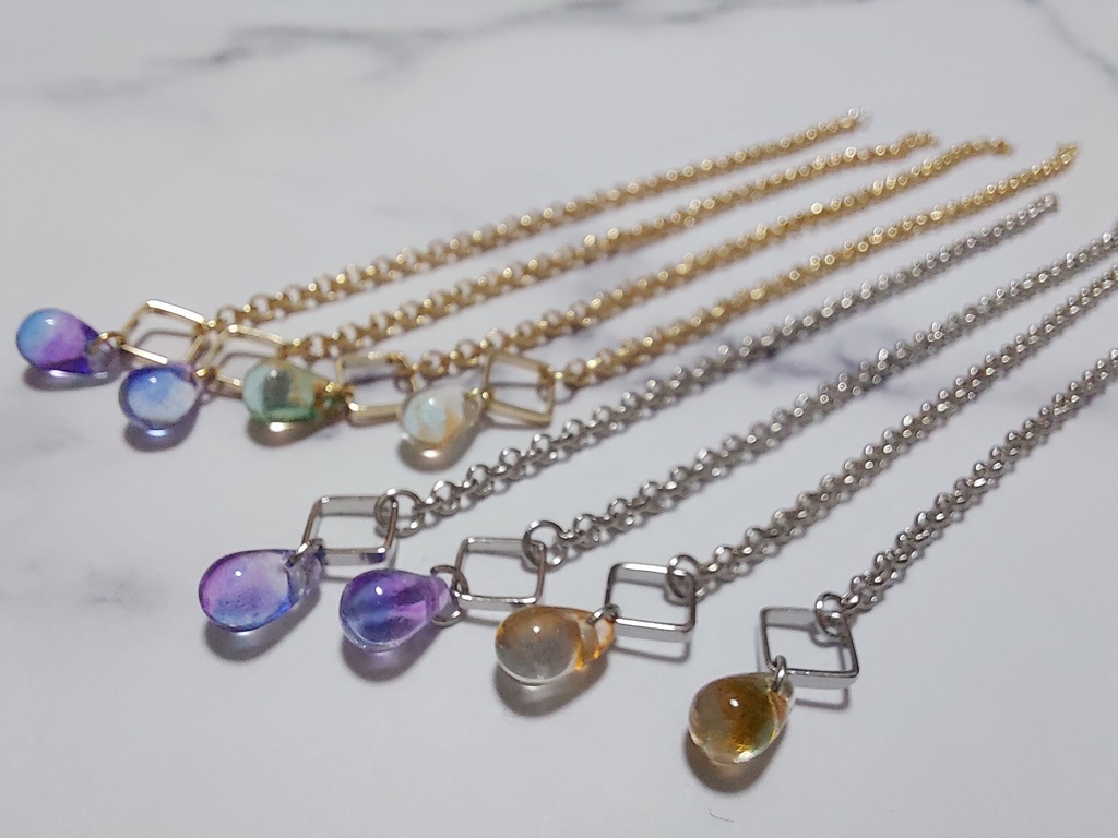 1/12ドール用 アシメントリーフープネックレス