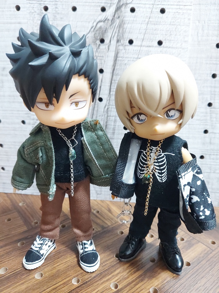 1/12ドール用 アシメントリーフープネックレス