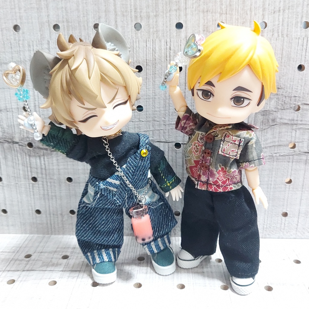 ドール、ぬい用 魔法少女風ステッキ