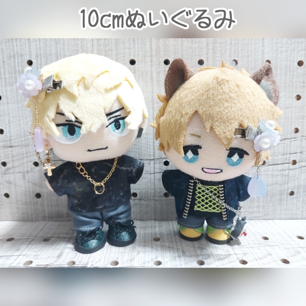 ゆらゆら花びらのヘアクリップ