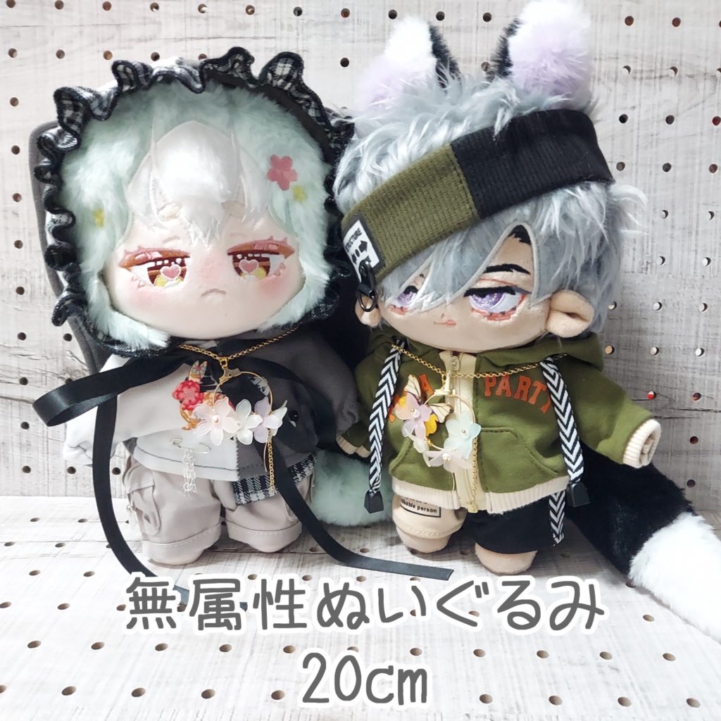 ドール、ぬい用 花畑ネックレス