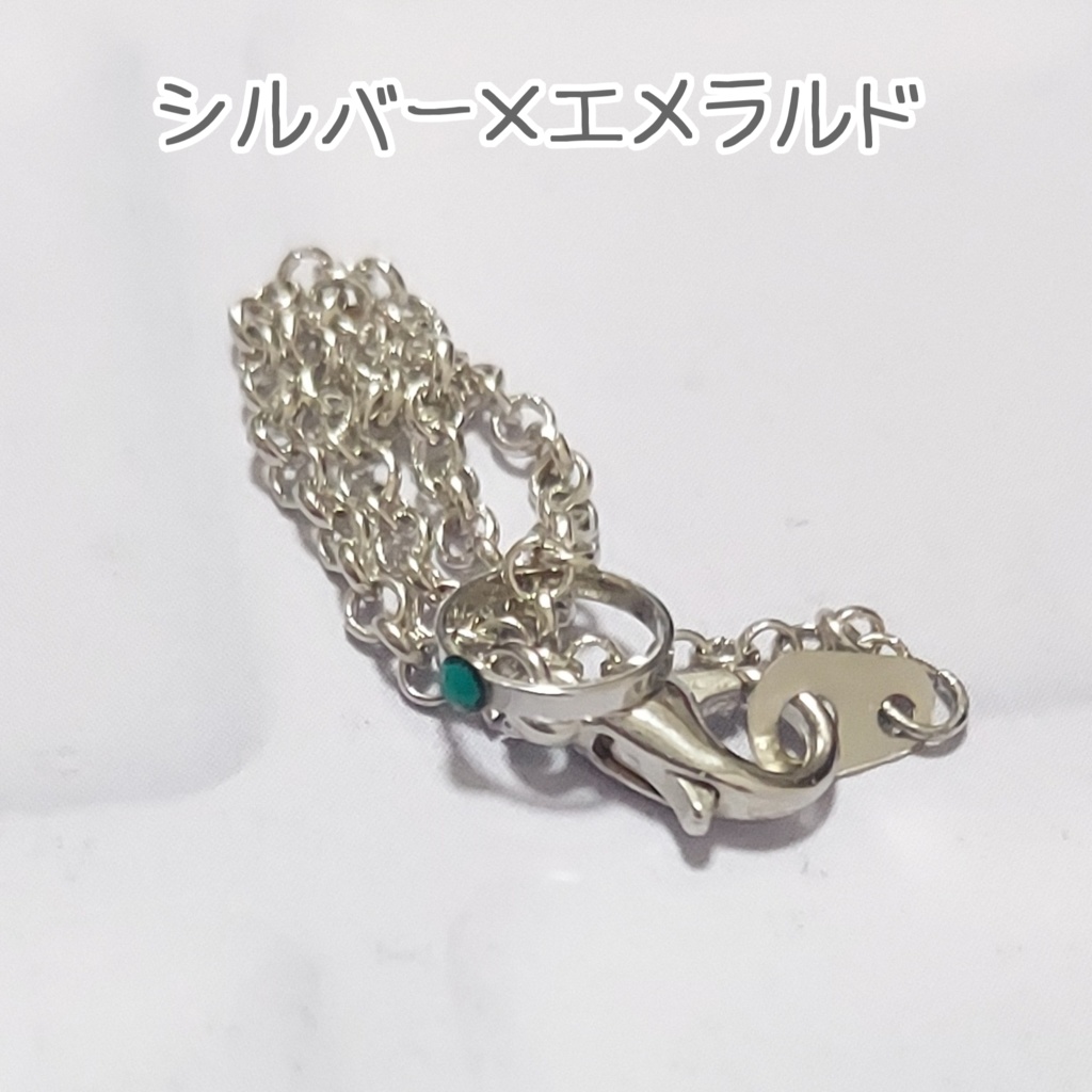 六分の一サイズ リングネックレス