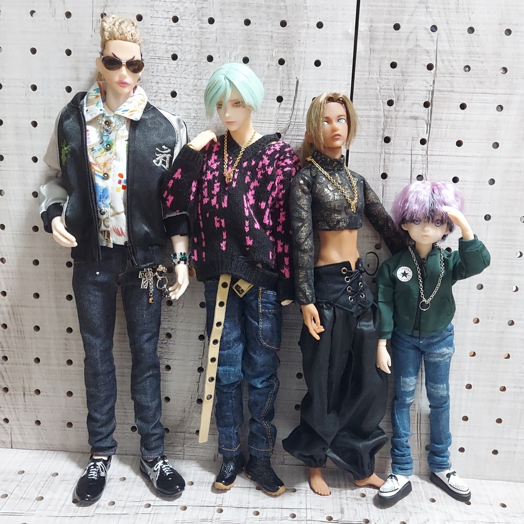 六分の一サイズ リングネックレス