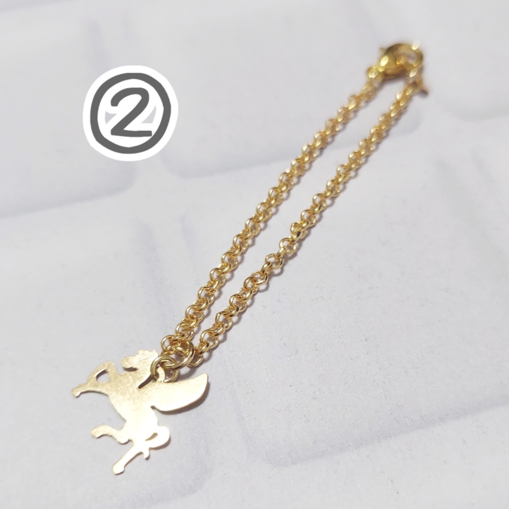 六分の一サイズ シンプルチャームのネックレス