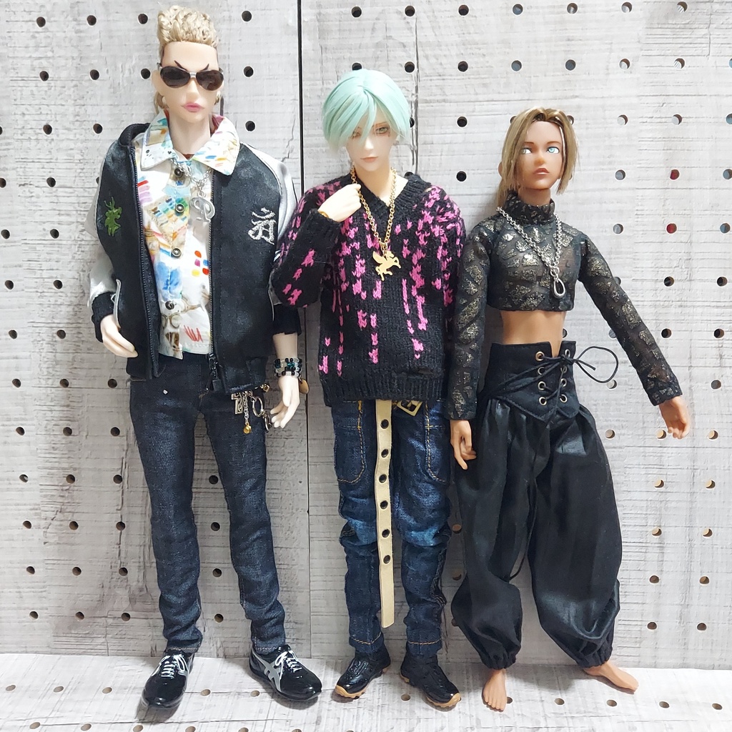 六分の一サイズ シンプルチャームのネックレス