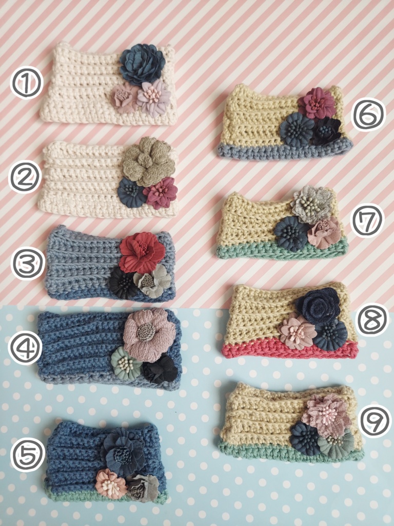 【B品】ぬい用 猫耳ニット帽