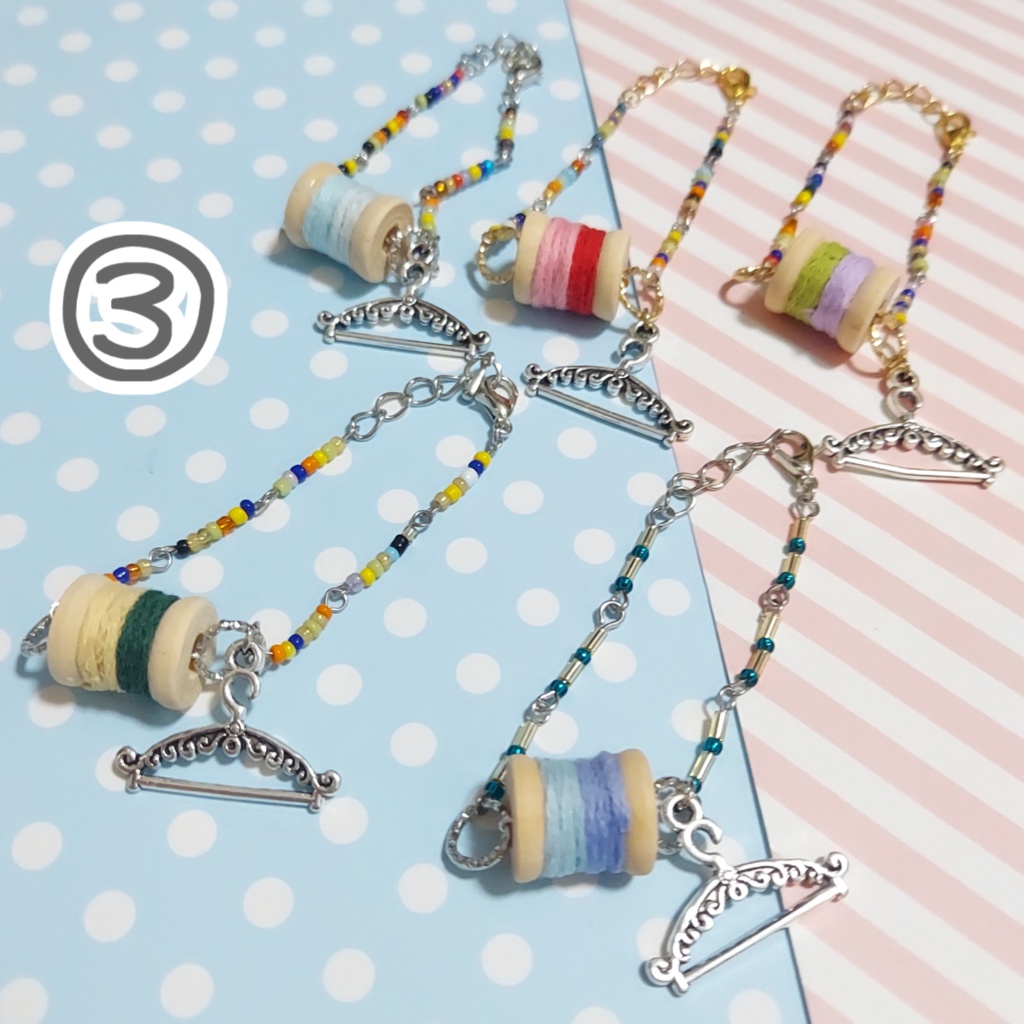 糸巻きポシェット