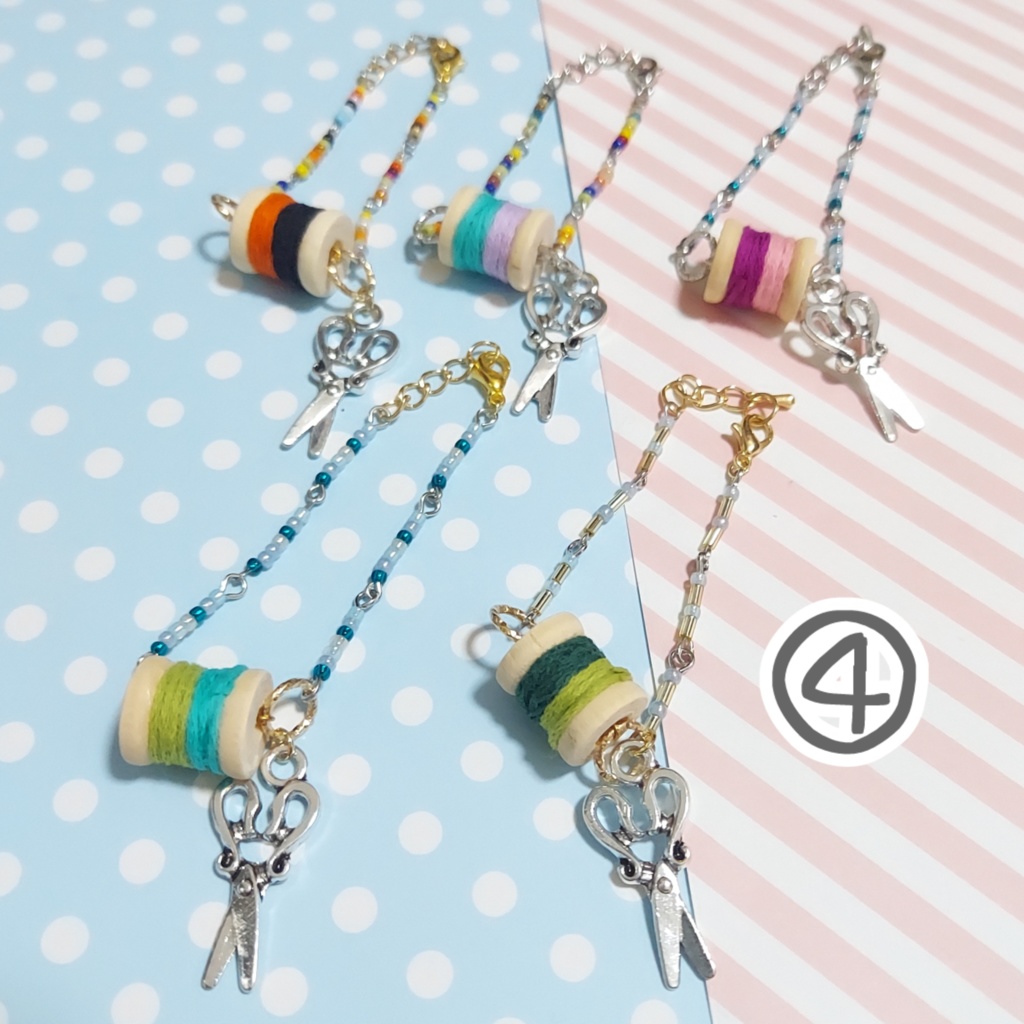 糸巻きポシェット