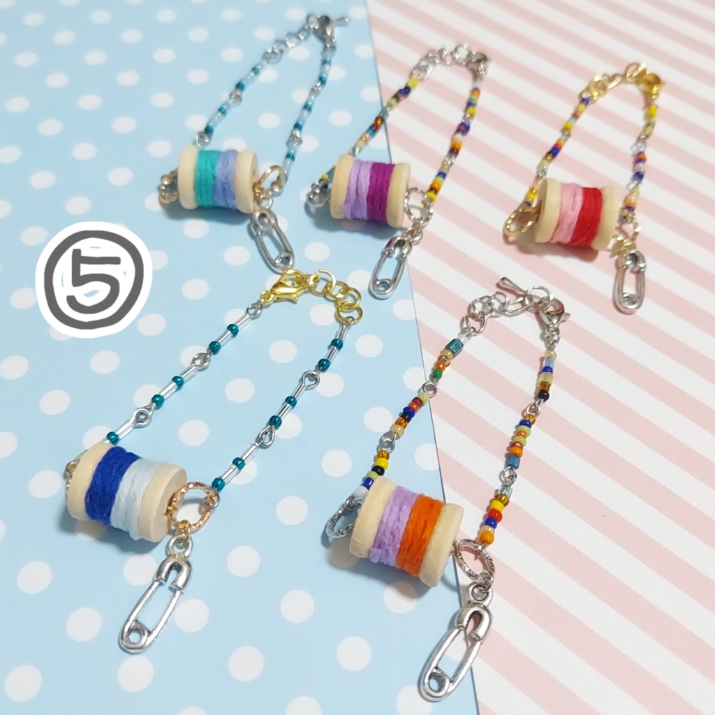 糸巻きポシェット