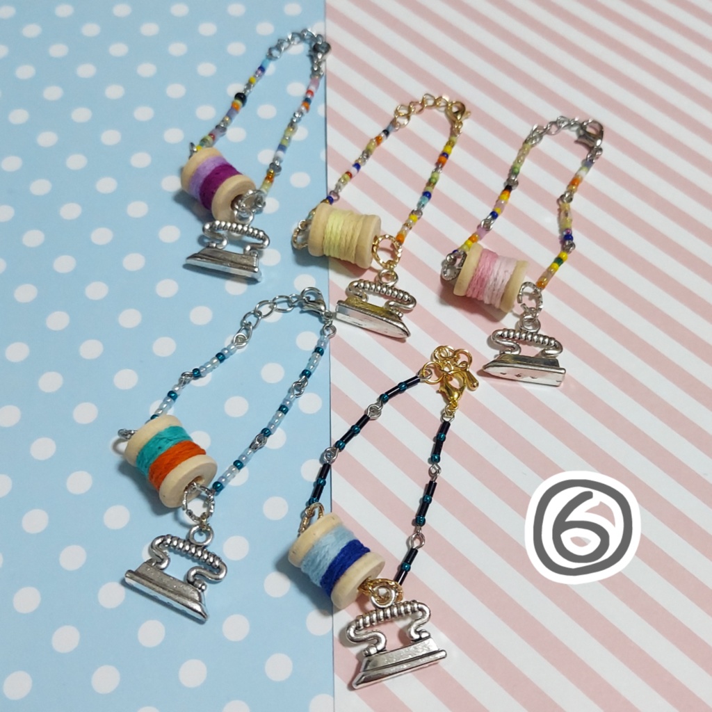 糸巻きポシェット