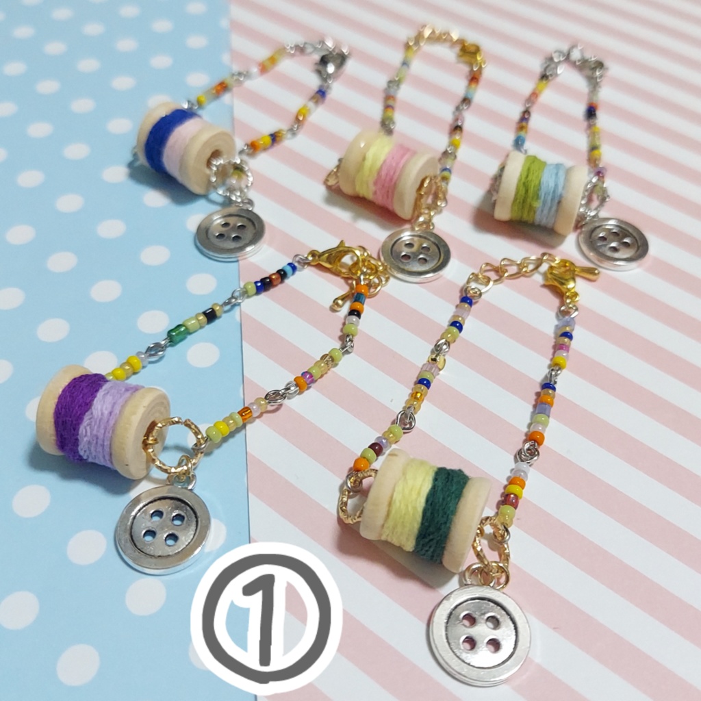 糸巻きポシェット