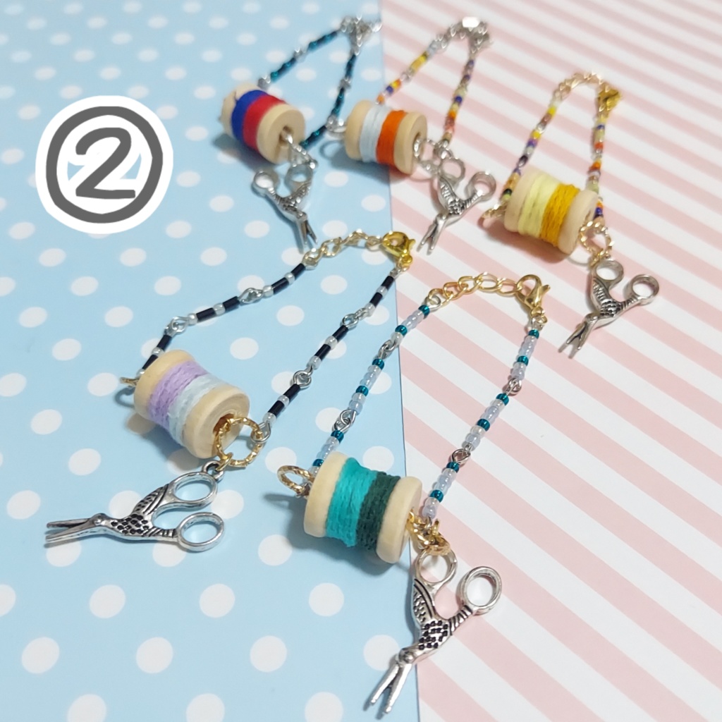 糸巻きポシェット