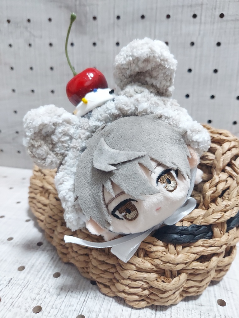 ホイップスイーツ付き ユキヒョウ風 ヘッドドレス