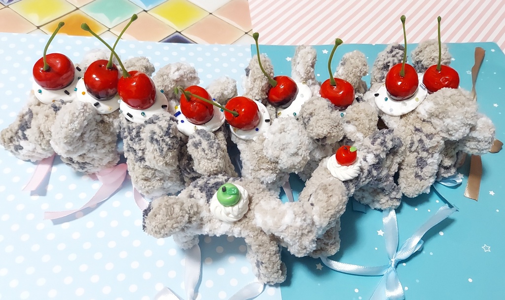 ホイップスイーツ付き ユキヒョウ風 ヘッドドレス