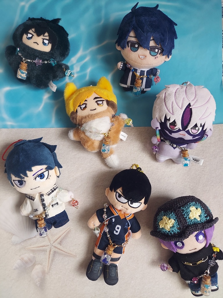 ボトルポシェット、手持ちチャーム付き【ちみけも】